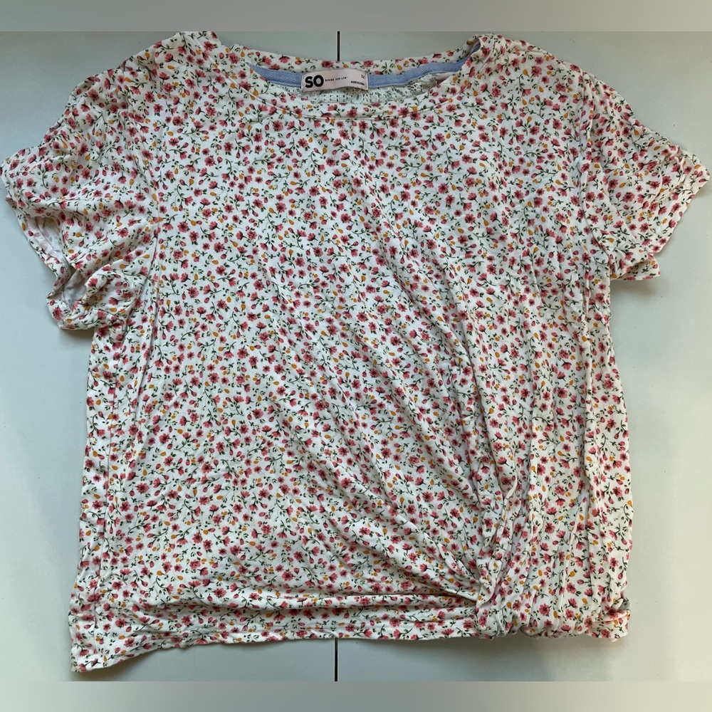 Girls Medium Floral Shirt